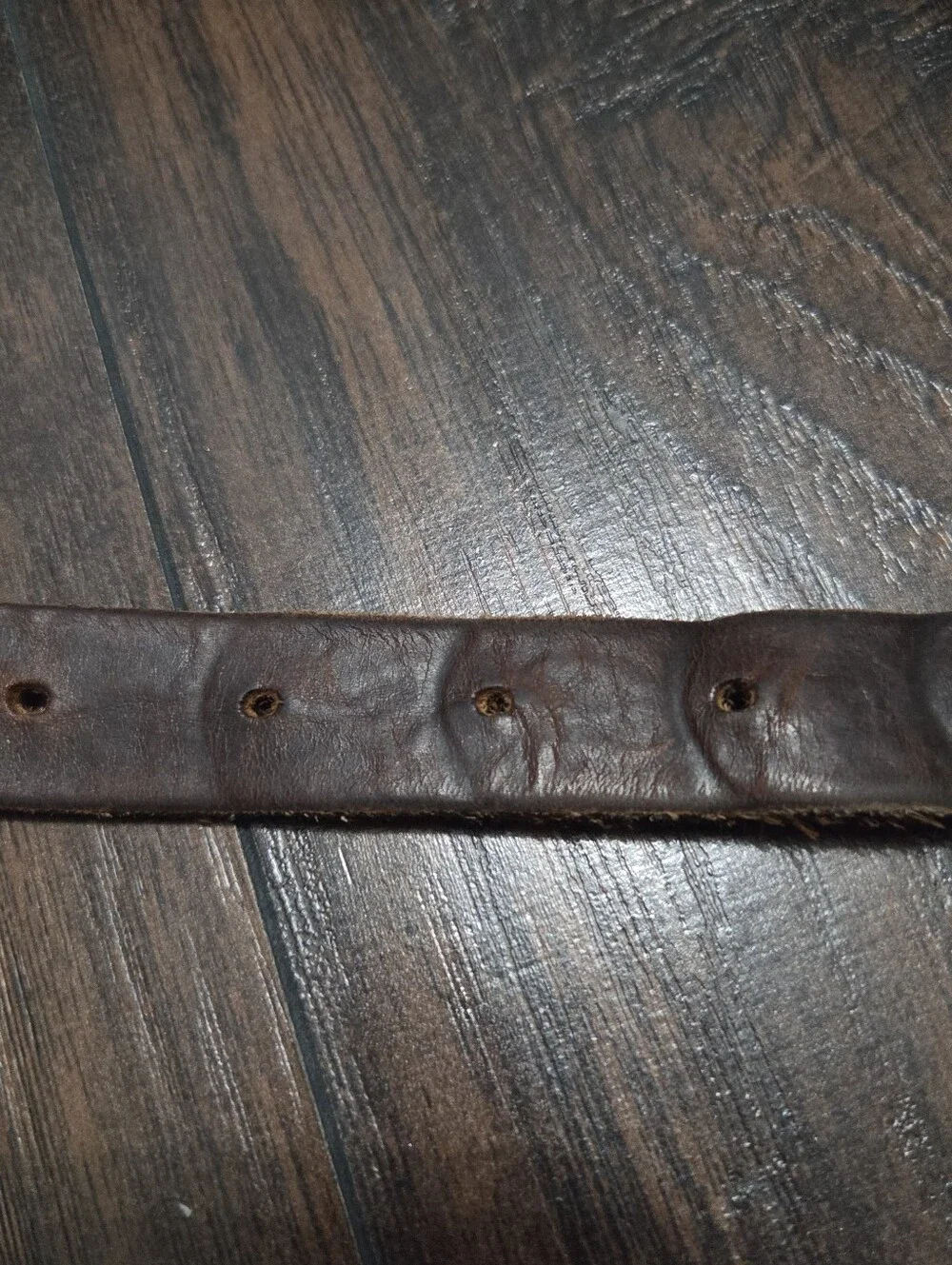 Vintage Brown Leather Western Belt Size L